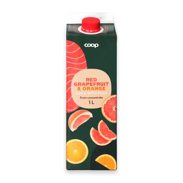 Juice röd grapefrukt & apelsin