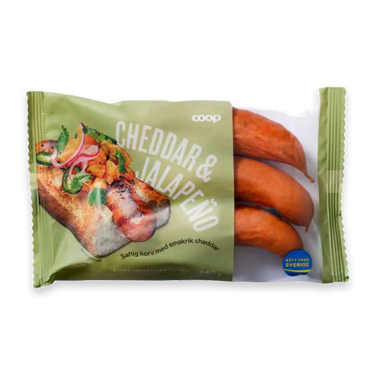 Kryddkorv Cheddar & jalapeño