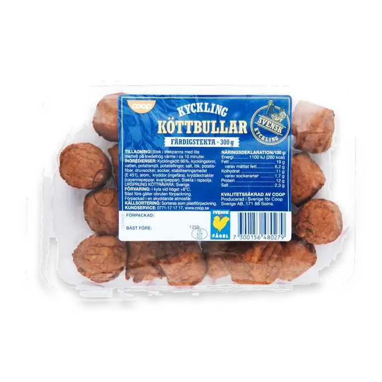 Kycklingköttbullar