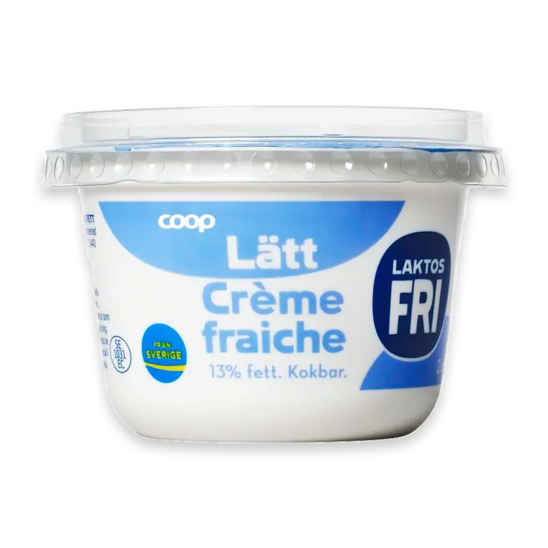 Laktosfri Créme Fraiche Lätt 13%
