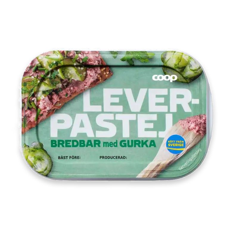 Leverpastej Bredbar Gurka