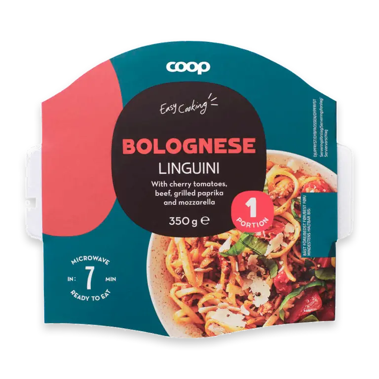 Linguini bolognese
