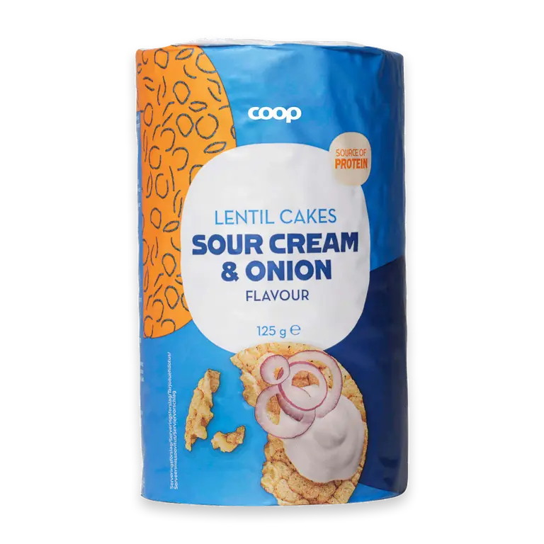 Linskakor Sourcream & onion