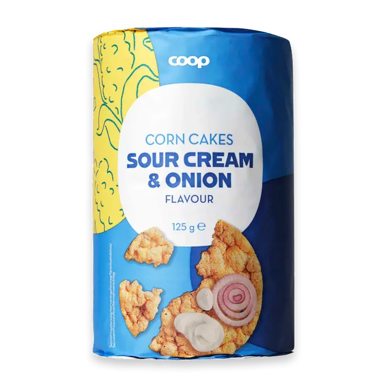 Majskakor Sour Cream & Onion