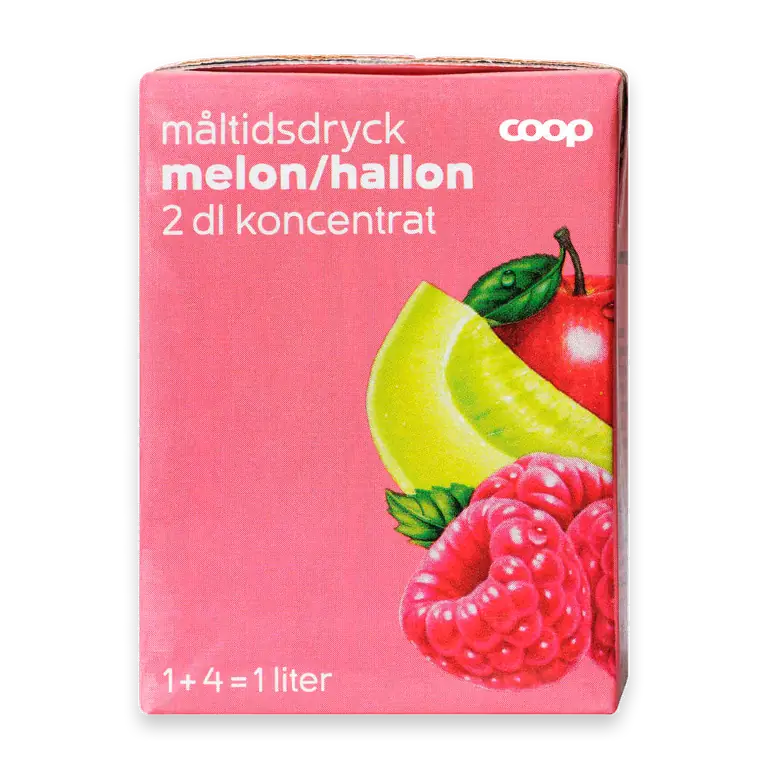 Måltidsdryck Koncentrat Melon & hallon