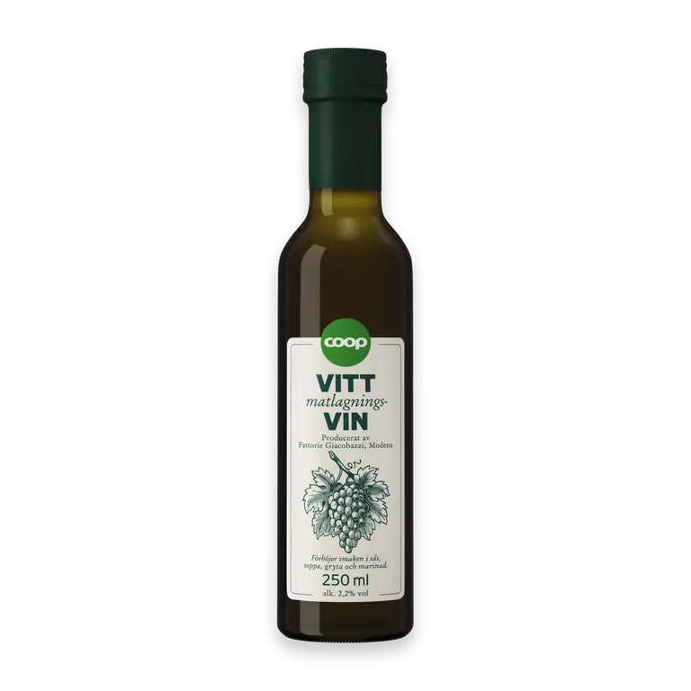 Matlagningsvin Vitt 2%