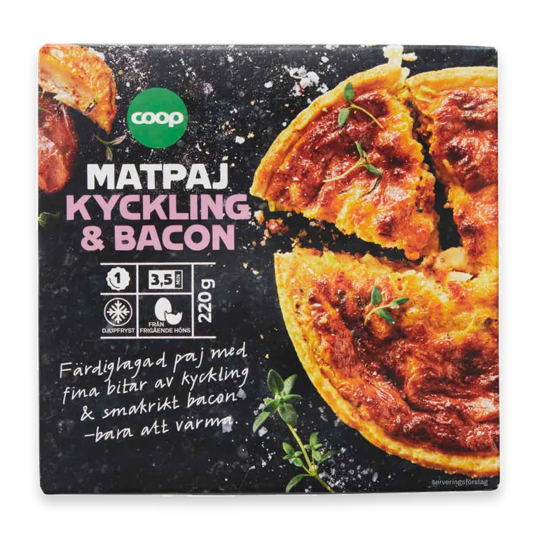 Paj Kyckling & bacon