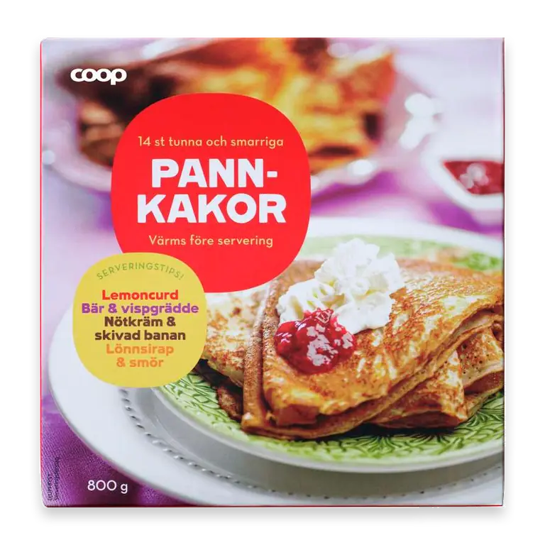 Pannkakor Gräddade 14-pack