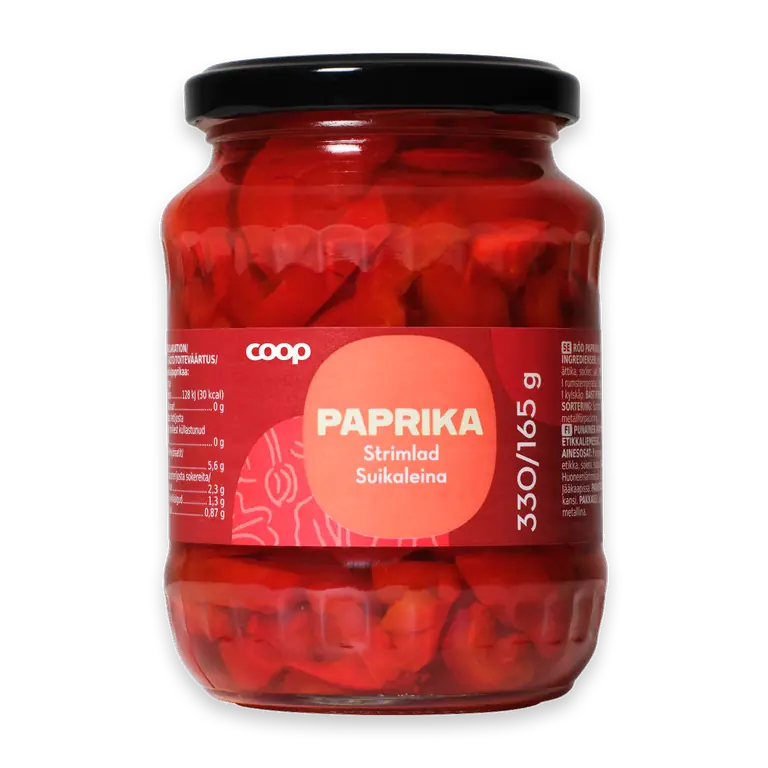 Paprika Strimlad