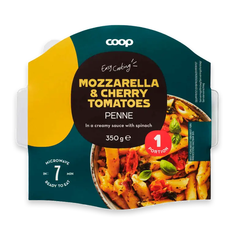 Pasta Mozzarella & körsbärstomat