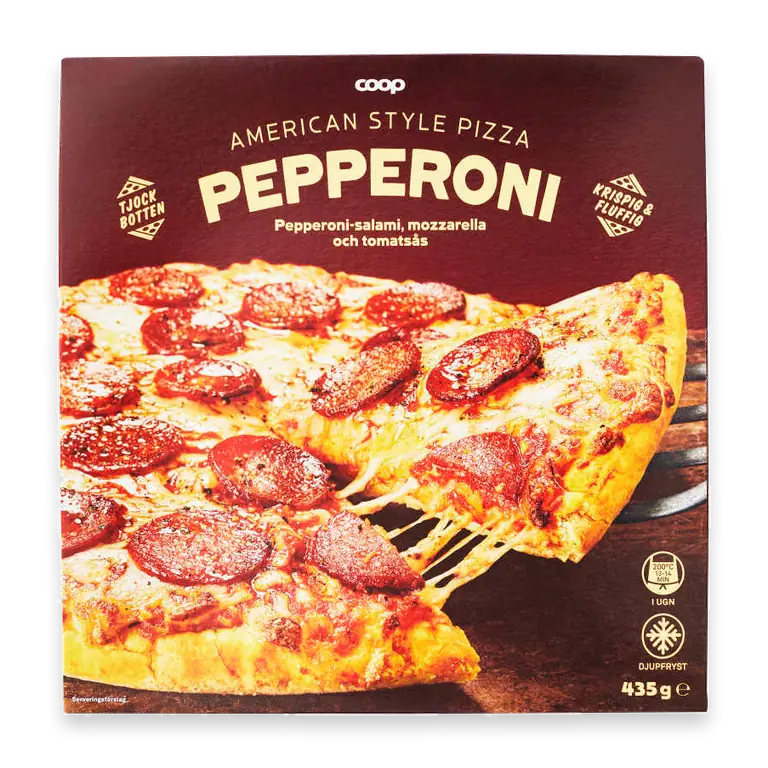 Pepperonipizza American style