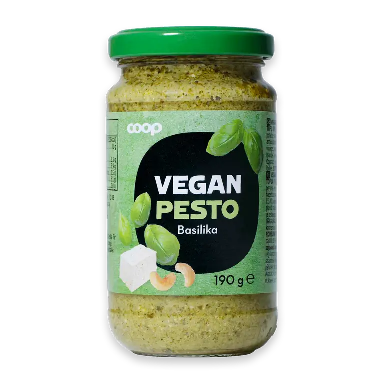 Pesto Basilika Vegansk