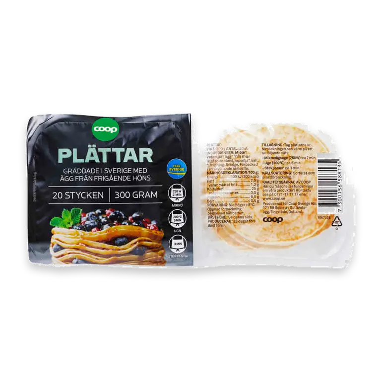 Plättar 20-pack