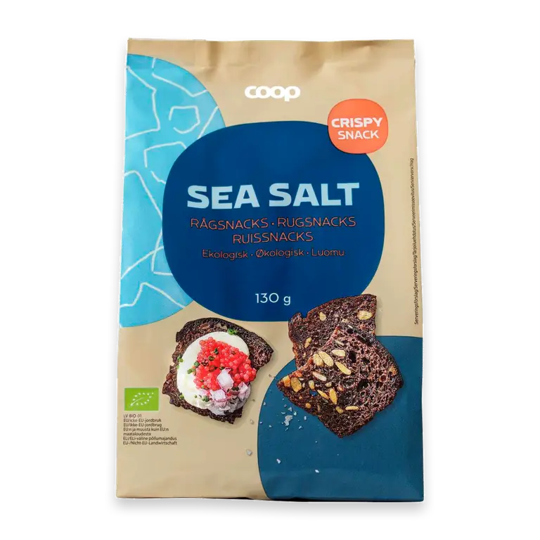 Rågsnacks Sea Salt Eko
