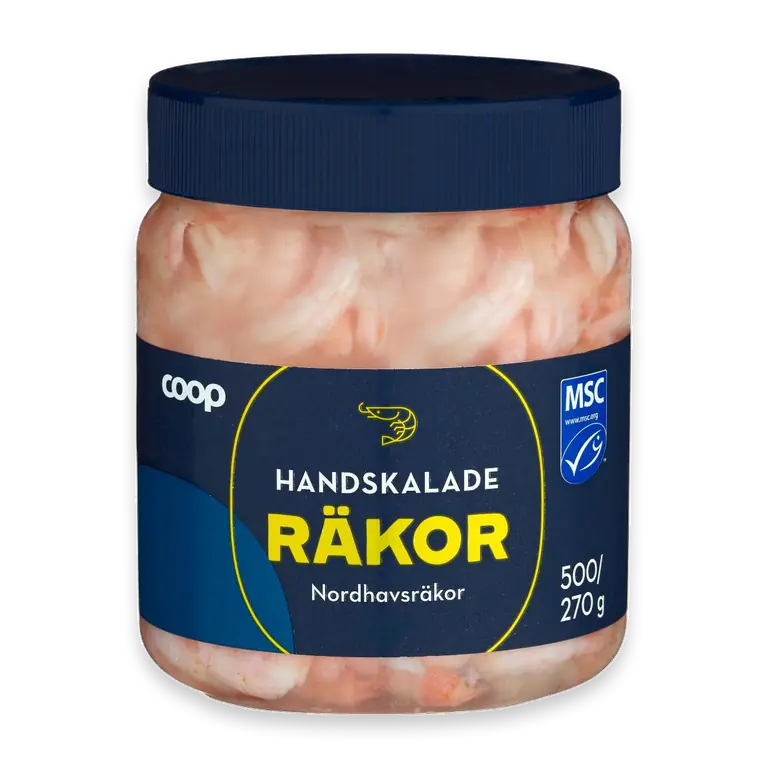 Räkor Handskalade