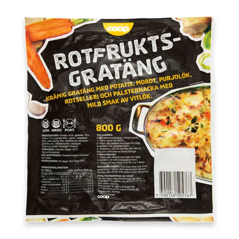 Rotfruktsgratäng