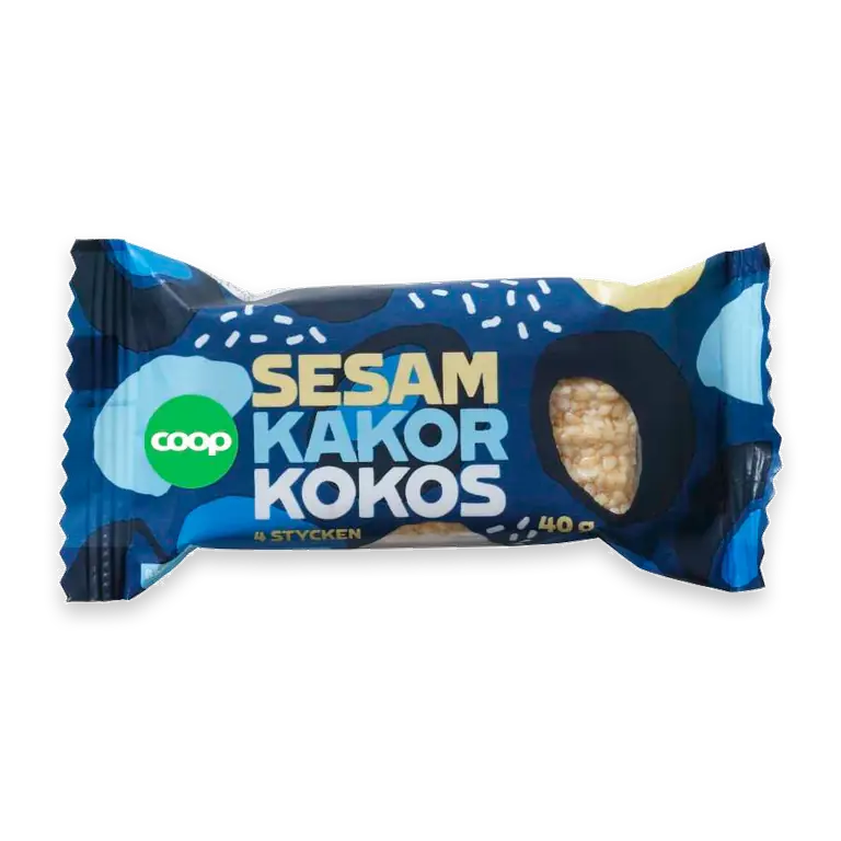 Sesamkakor Kokos