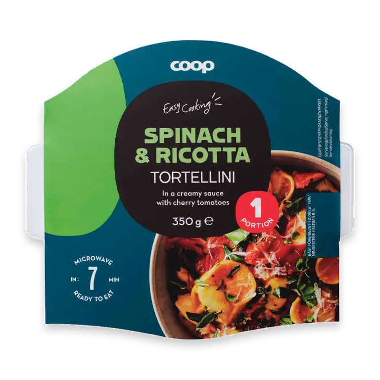 Tortellini Spenat & ricotta