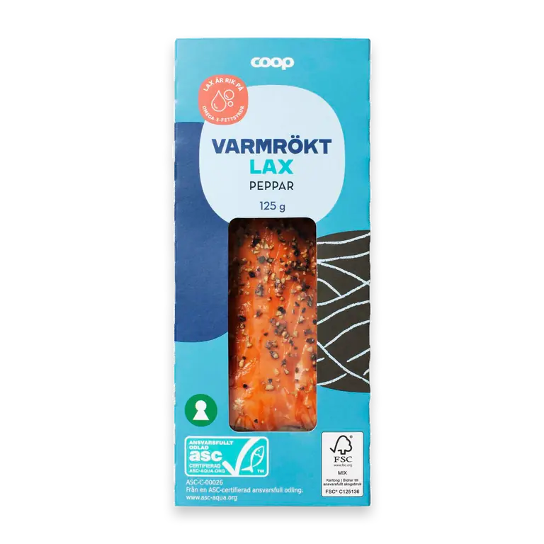 Varmrökt Lax Peppar