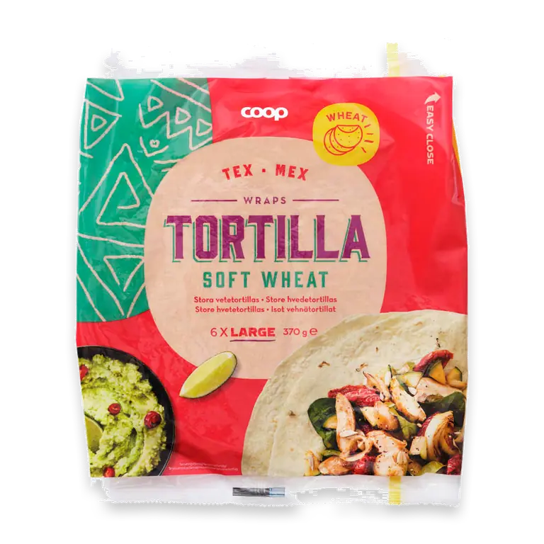 Vetetortillas stora 6-pack