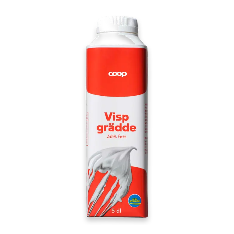 Vispgrädde 36%