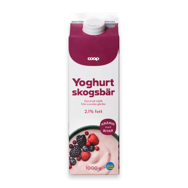 Yoghurt Skogsbär 2,1%