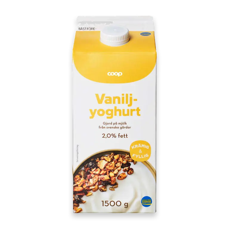 Yoghurt Vanilj 2%