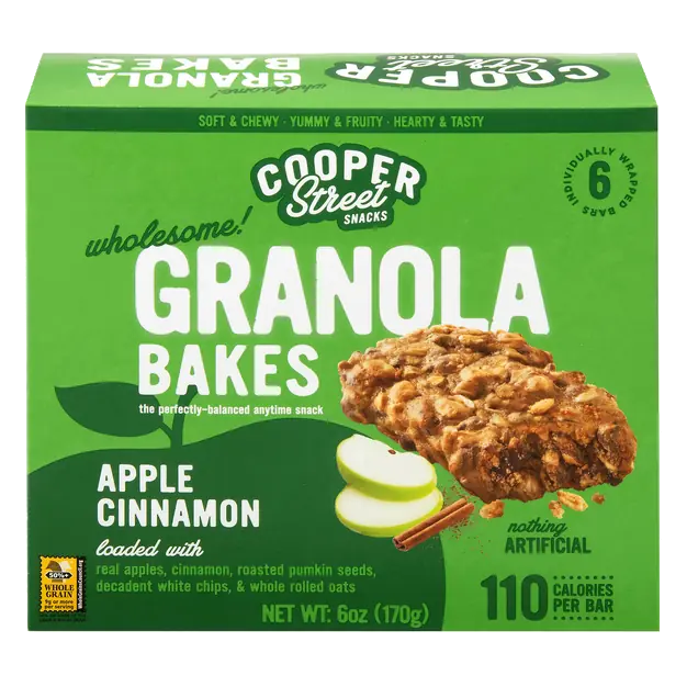 Apple Cinnamon Granola Bakes - 6 ct