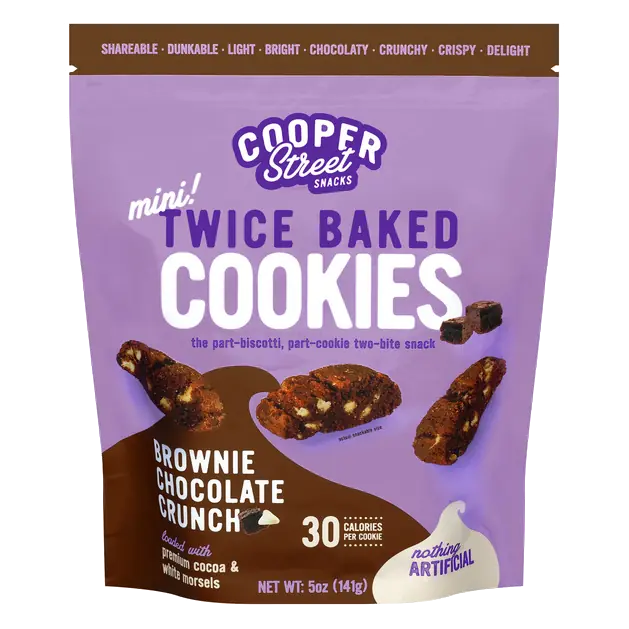 Brownie Chocolate Crunch Twice-Baked Cookies