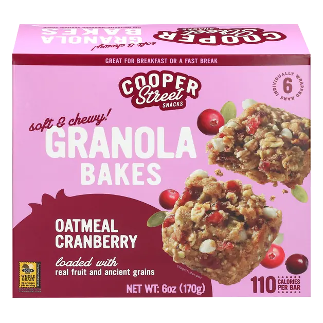 Oatmeal Cranberry Granola Cookie Bakes