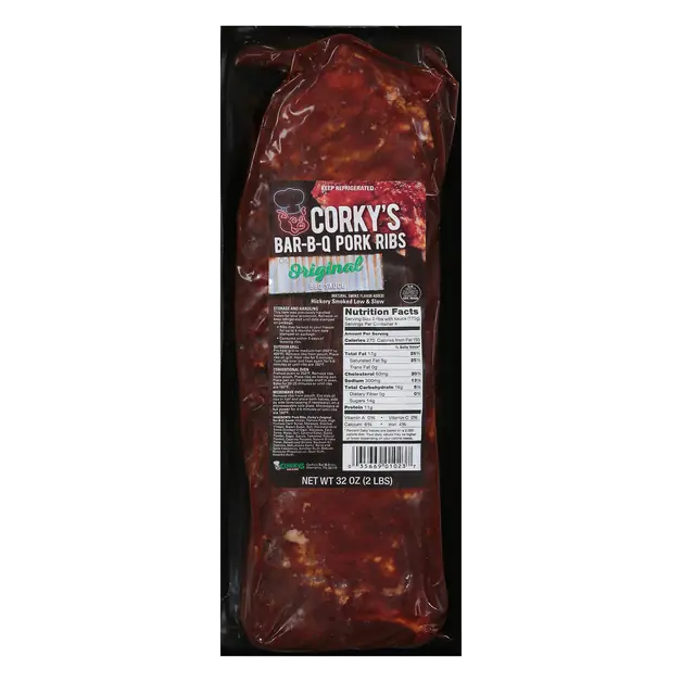 Bar-B-Q Pork Ribs with Original BBQ Sauce