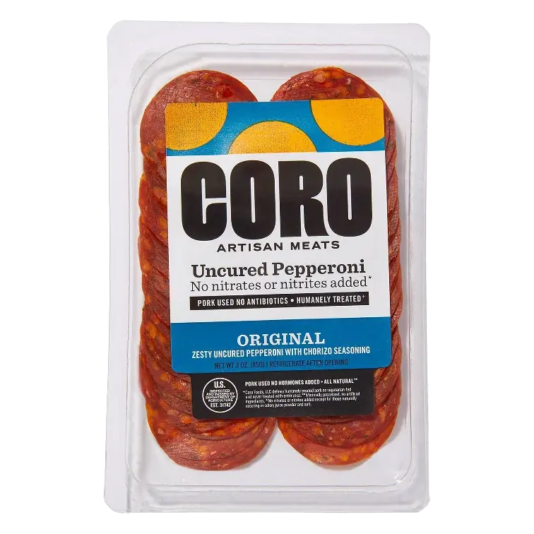 Coro Foods Uncured Pepperoni, 3oz