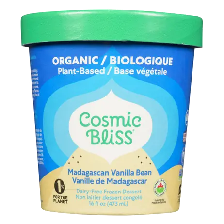 Organic Ice Cream Madagascan Vanilla Bean 473 ml