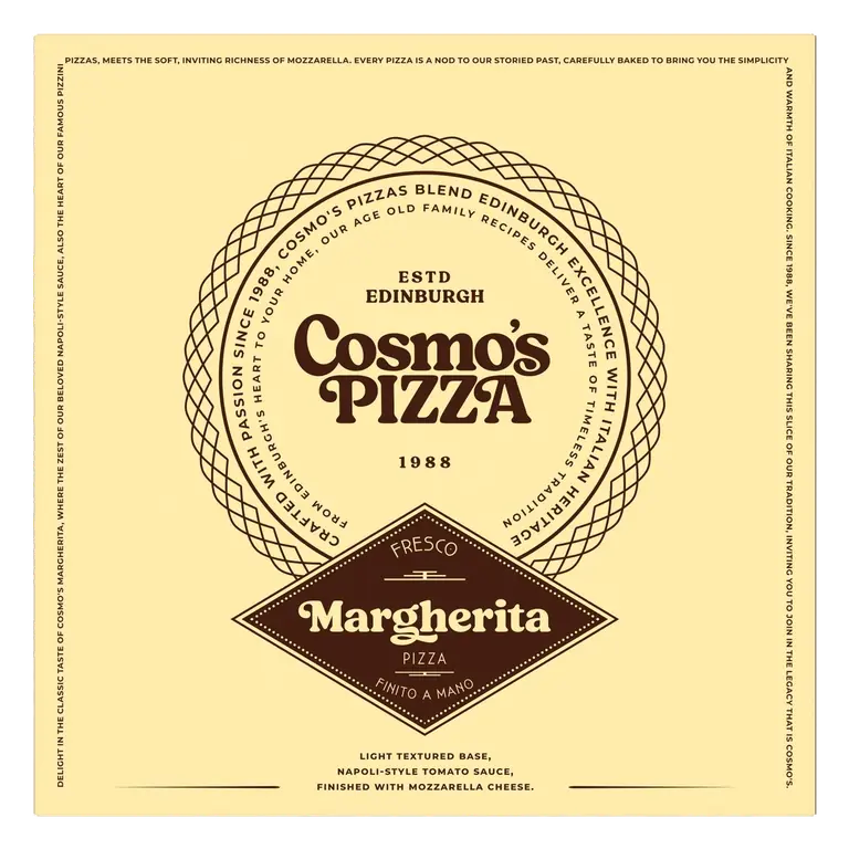 Hand Finished Pizza Margherita
