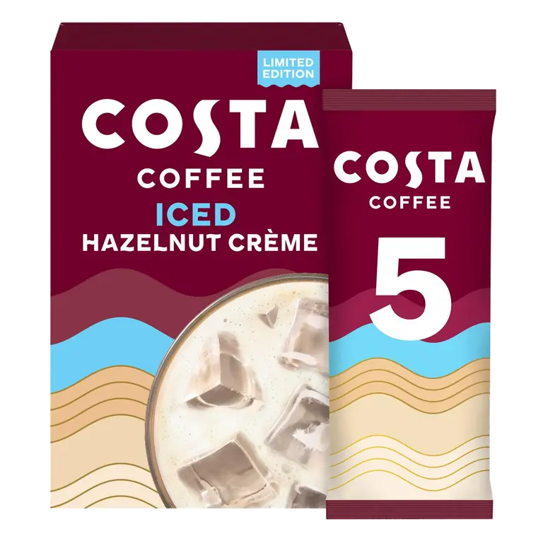 Barista Creations 5 x 72.5g Hazelnut Creme Iced Coffee Sachets