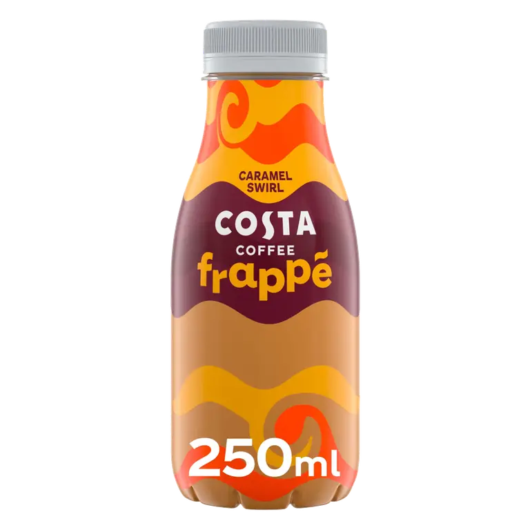 Costa Coffee Frappe Caramel Swirl Iced Coffee 250ml Bottle