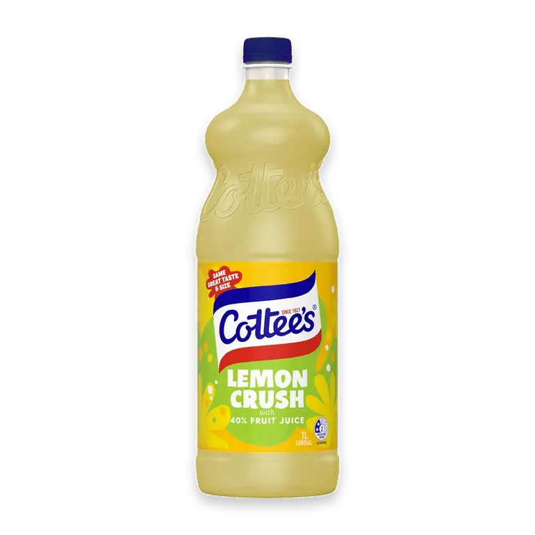 Lemon Cordial Lemon Crush With 40% Fruit Juice