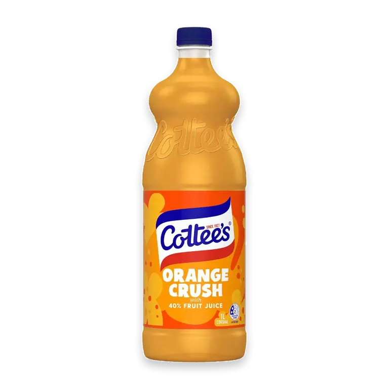 Orange Cordial Orange Crush with 40% Fruit Juice