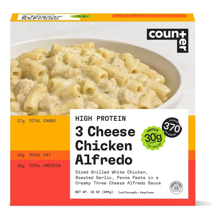 Counter 3 Cheese Chicken Alfredo Bowl, 10oz