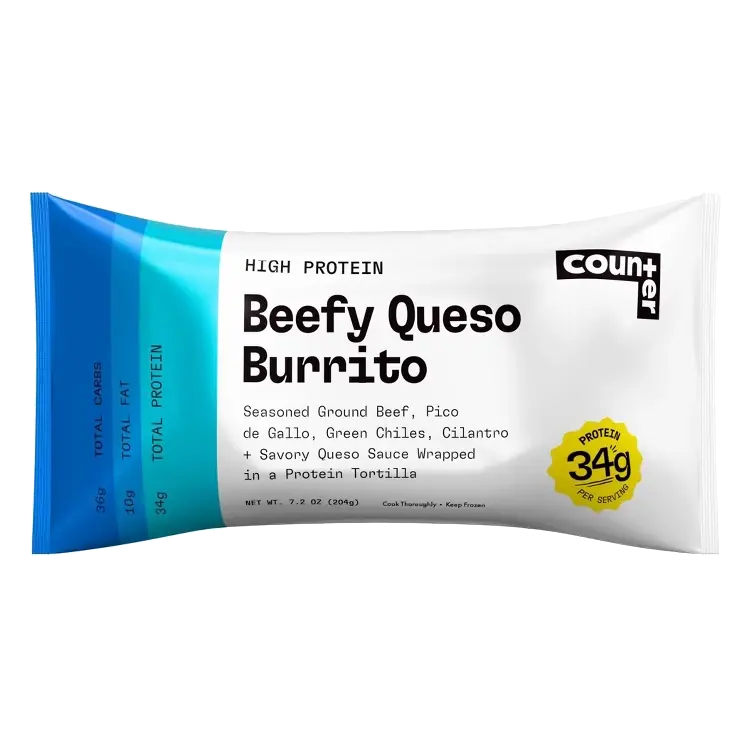 Counter Beefy Queso Burrito, 7.2oz