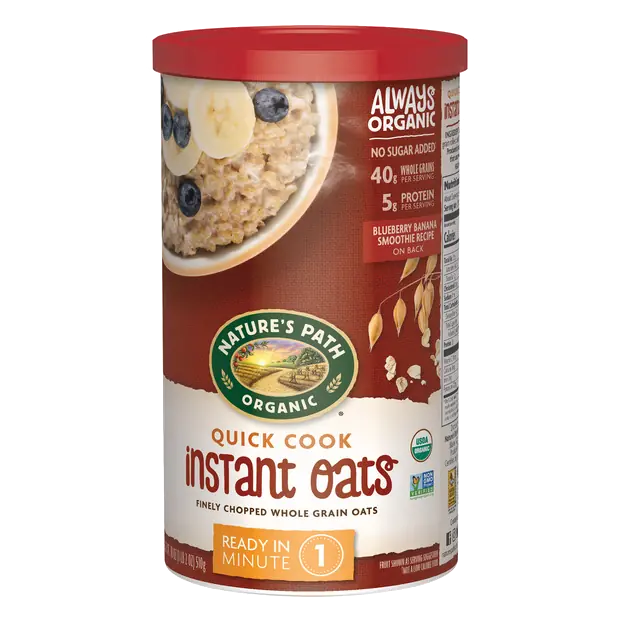 Nature's Path Organic Quick Oatmeal Canister