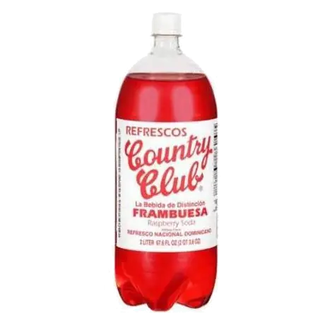 Country Club Frambuesa Soda, 2 L Bottle