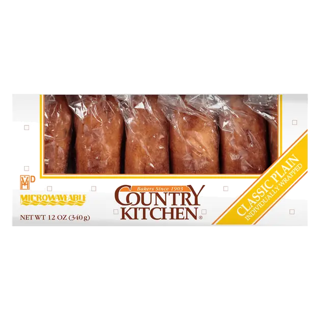 Classic Plain Donuts (Individually Wrapped) - 6 ct