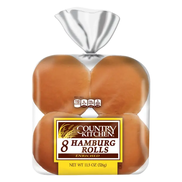Enriched Hamburger Rolls - 8 ct