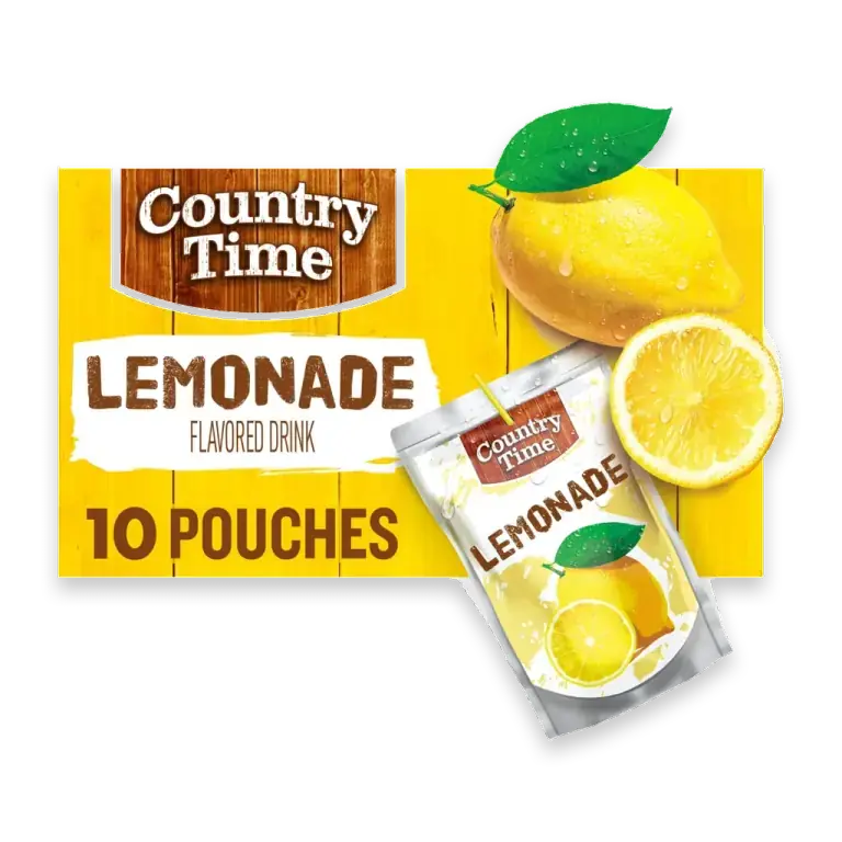 Lemonade Ready to Drink Flavored Drink Pouches Box