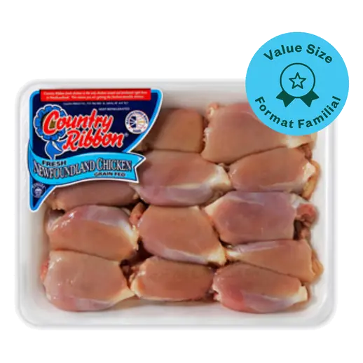 Country Ribbon Chicken Thigh Boneless Skinless Family Size