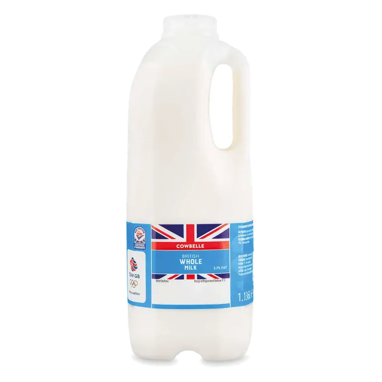 British Whole Milk 3.7% Fat