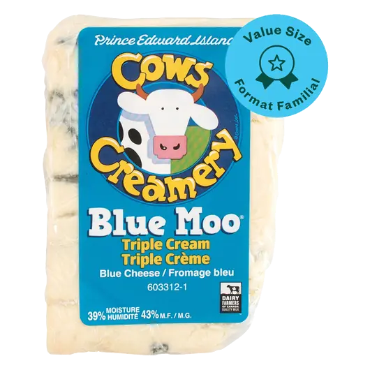 Creamery Cheese Blue Moo Triple Creamy Value Size 1 kg
