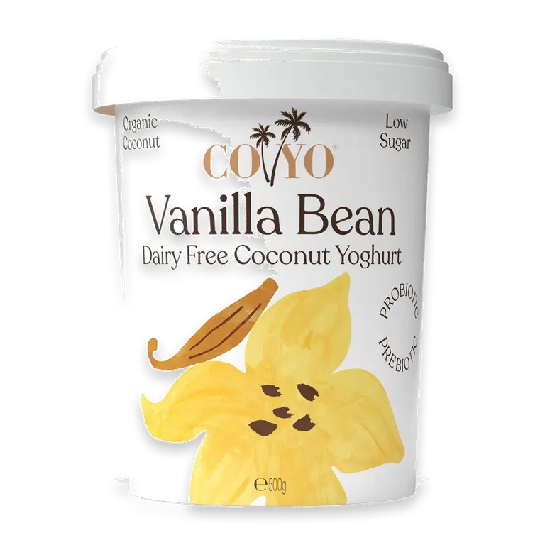 Dairy Free Coconut Yoghurt Probiotic Low Sugar Vanilla