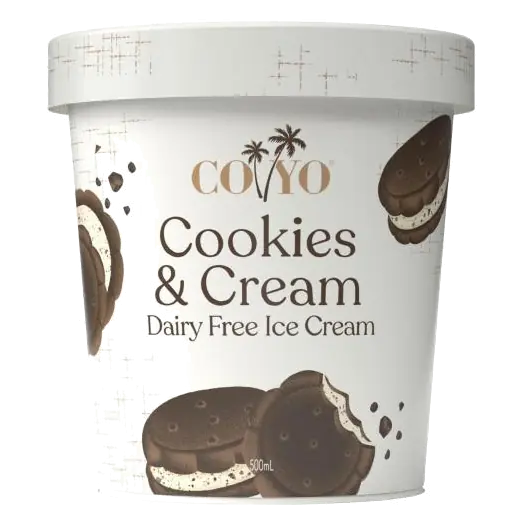 Dairy Free Probiotic Ice Cream Cookies & Cream